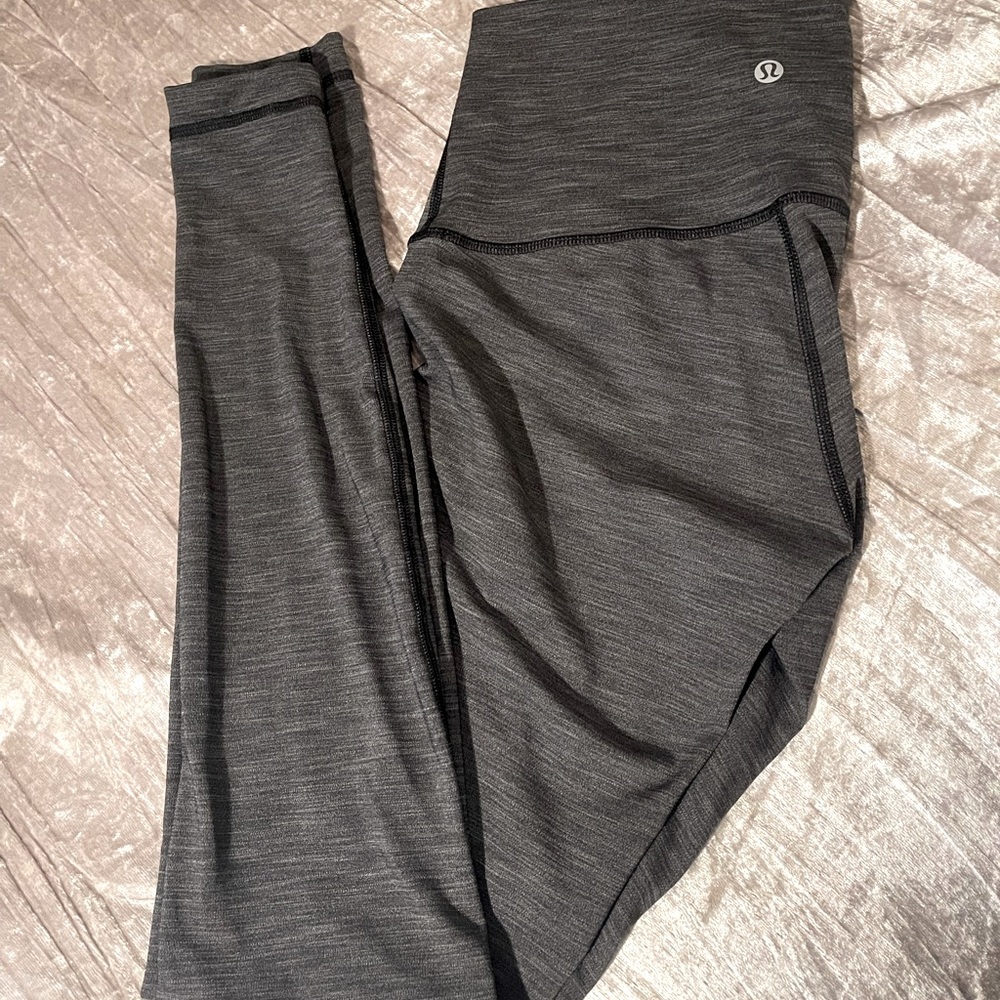 Lululemon Align Pant 28" Heathered Black sz 6
